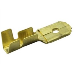 TERMINAL FASTON DESNUDO M 6,3MM C/SEG             