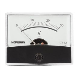 VOLTIMETRO MU38 30V DC                            