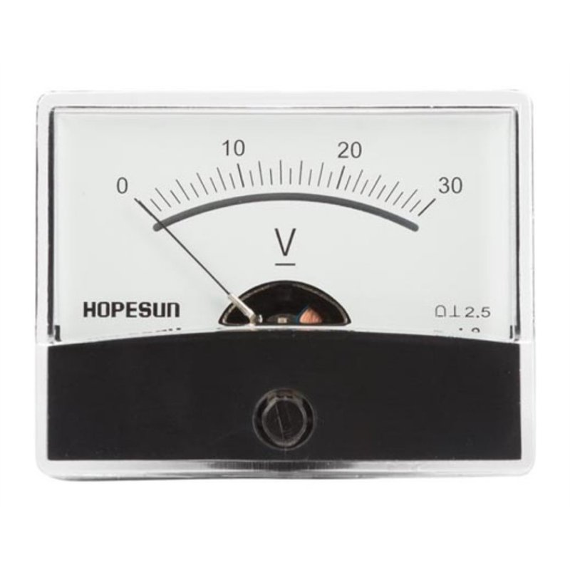 VOLTIMETRO MU38 30V DC                            