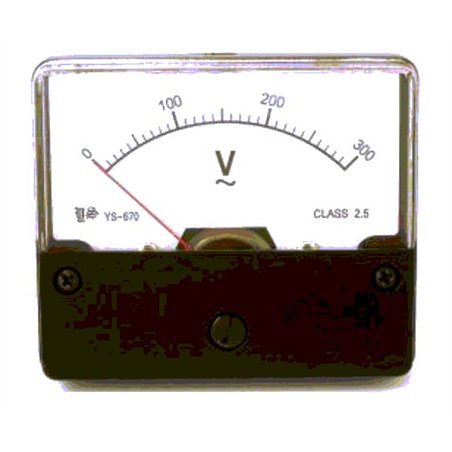 VOLTIMETRO MU38 5V DC                             