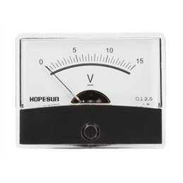VOLTIMETRO MU38 15V DC                            