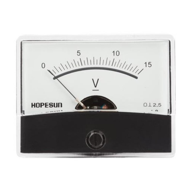 VOLTIMETRO MU38 15V DC                            