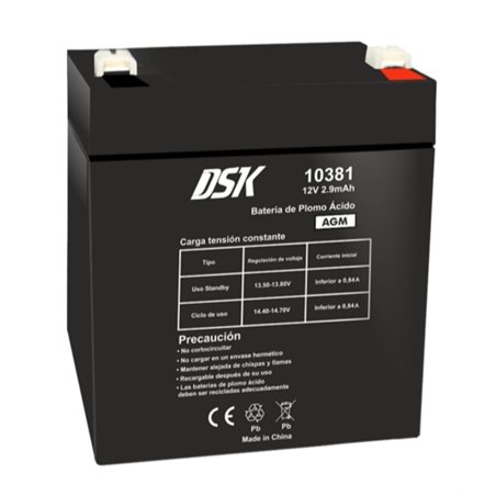 BATERIA PLOMO 12V 2,9AH 78x55x98                  