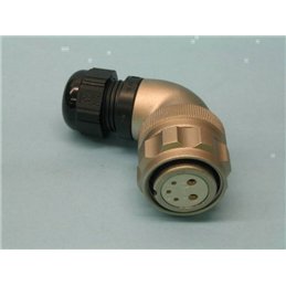 CONECTOR 25D FICHA HEMBRA CODO                    