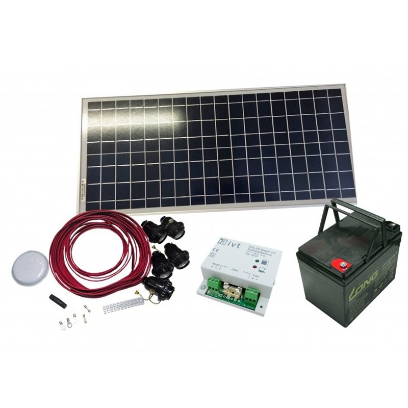 CEBEK PACK SOLAR COMPLETO DE 50W                  