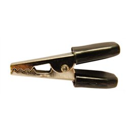 PINZA COCODRILO MANGO AISLADO NEGRA               