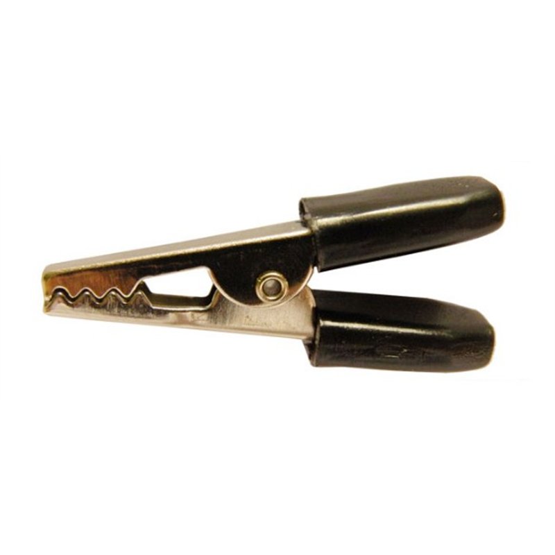 PINZA COCODRILO MANGO AISLADO NEGRA               