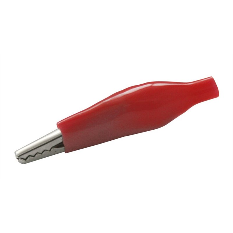 PINZA COCODRILO MEDIANA ROJA                      