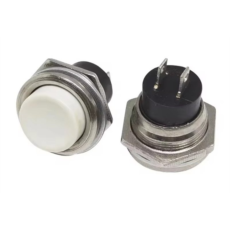 PULSADOR REDONDO BLANCO                           