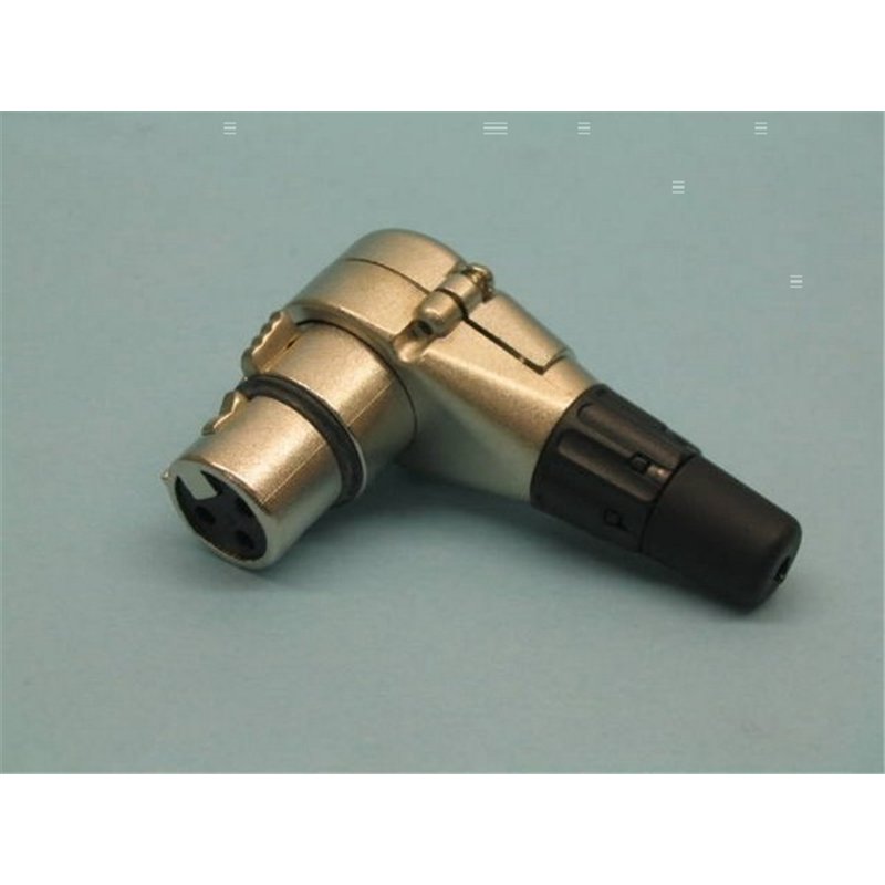CONECTOR CANON 3P H AEREO ACODADO NC3FRX          