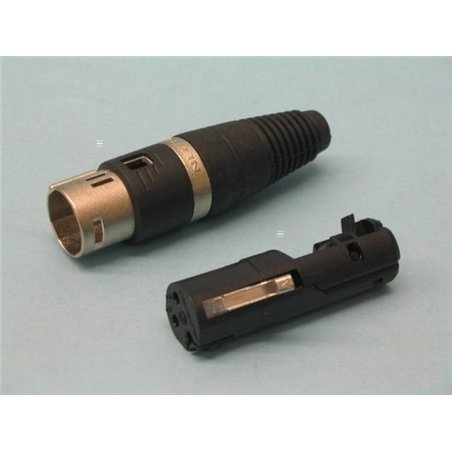 CONECTOR CANON 3P H AEREO RAPIDO C/SEGURO         
