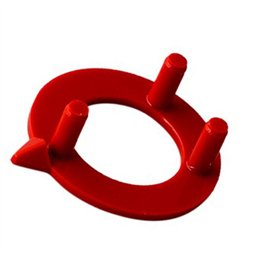 FLECHA BOTON 15MM ROJA                            