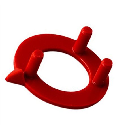 FLECHA BOTON 21MM ROJA                            