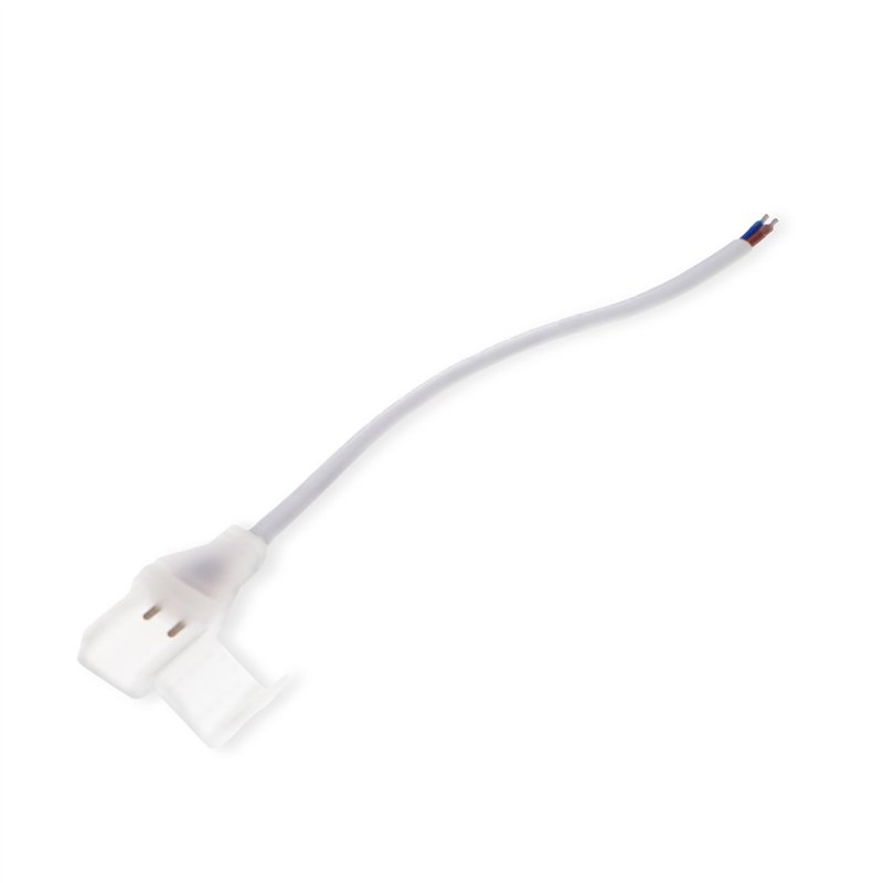 CONECTOR TIRA LED COB A CABLE 10MM 2 PIN IP65     