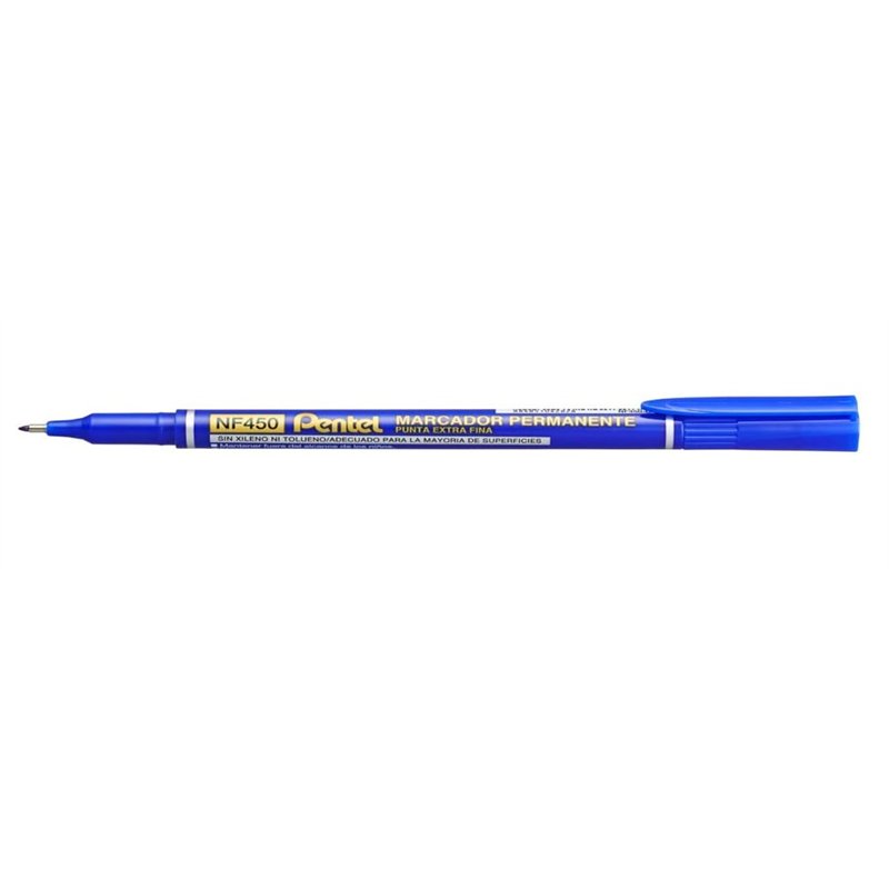 ROTULADOR PENTEL AZUL                             