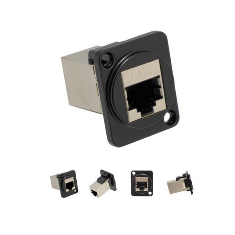 BASE RJ45 CAT6 HEMBRA/HEMBRA CHASIS               