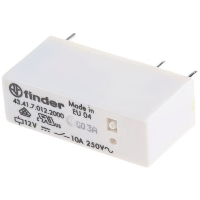 RELE FINDER 43.41 1CC 12V DC                      