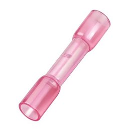 TERMINAL EMPALME ROJO CRIMP. CON TERMORETRACTIL   