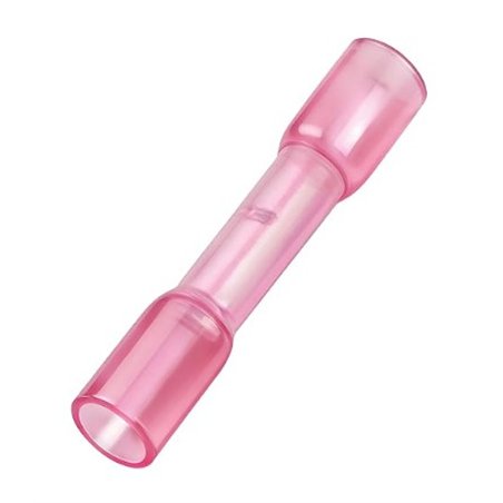 TERMINAL EMPALME ROJO CRIMP. CON TERMORETRACTIL   