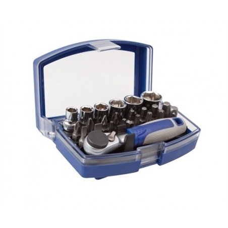 JUEGO VASOS Y PUNTAS 1/4´´ 23 PIEZAS IRIMO        