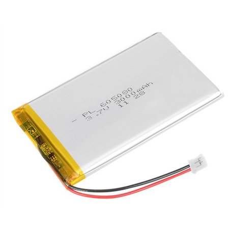 BATERIA LIPO 3000mAh 605080/3,7V                  