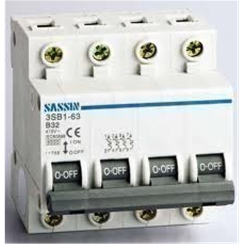 MAGNETOTERMICO 4X63A GRIS                         