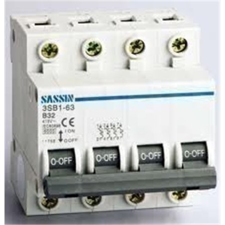 MAGNETOTERMICO 4X63A GRIS                         