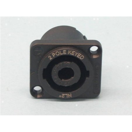 CONECTOR SPEAKON 2P BASE CUADRADA NL2MP           