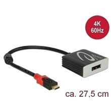 CONVERSOR INFO USB-C MACHO / DISPLAYPORT HEMBRA 
