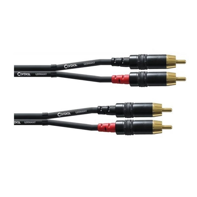 CONEXION AUDIO 2 RCA M/2 RCA M 6MTS CORDIAL       