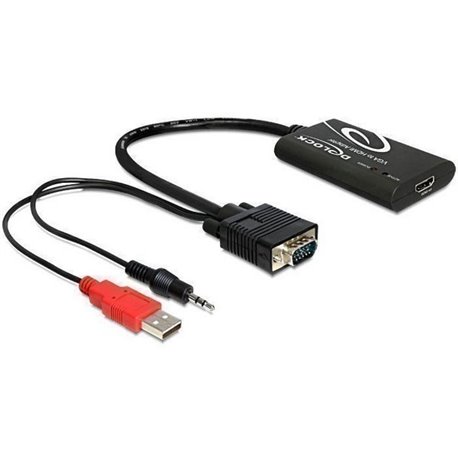 CONVERSOR VIDEO+AUDIO VGA A HDMI 