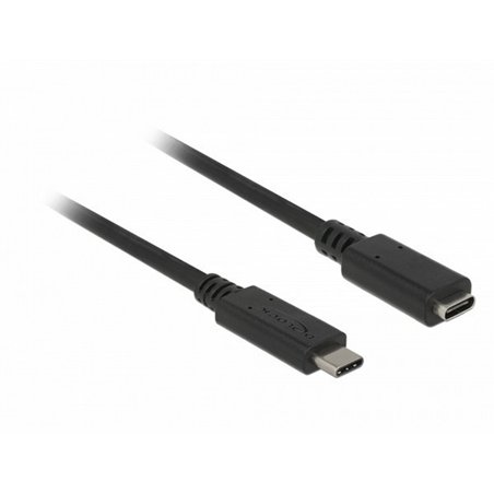 CONEXION USB TIPO-C MACHO/USB TIPO-C HEMBRA 1 MTS 
