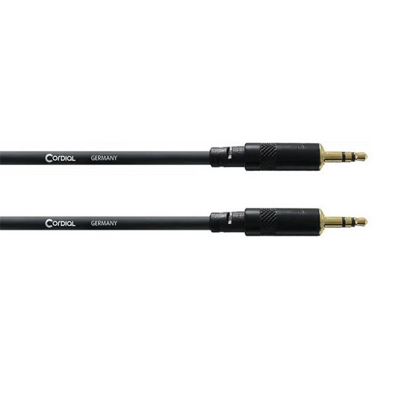 CONEXION AUDIO 3,5 ST M/ 3,5 ST M 3MTS CORDIAL    