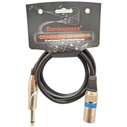 CONEXION AUDIO CANON M / JACK 6,35 M 1MTS         
