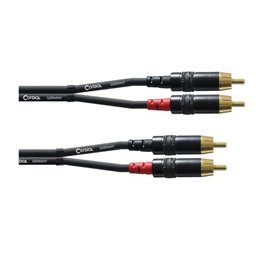 CONEXION AUDIO 2 RCA M/2 RCA M 0,9MTS CORDIAL     