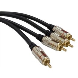 CONEXION AUDIO 2 RCA M/2 RCA M 1,5MTS PROFESIONAL 