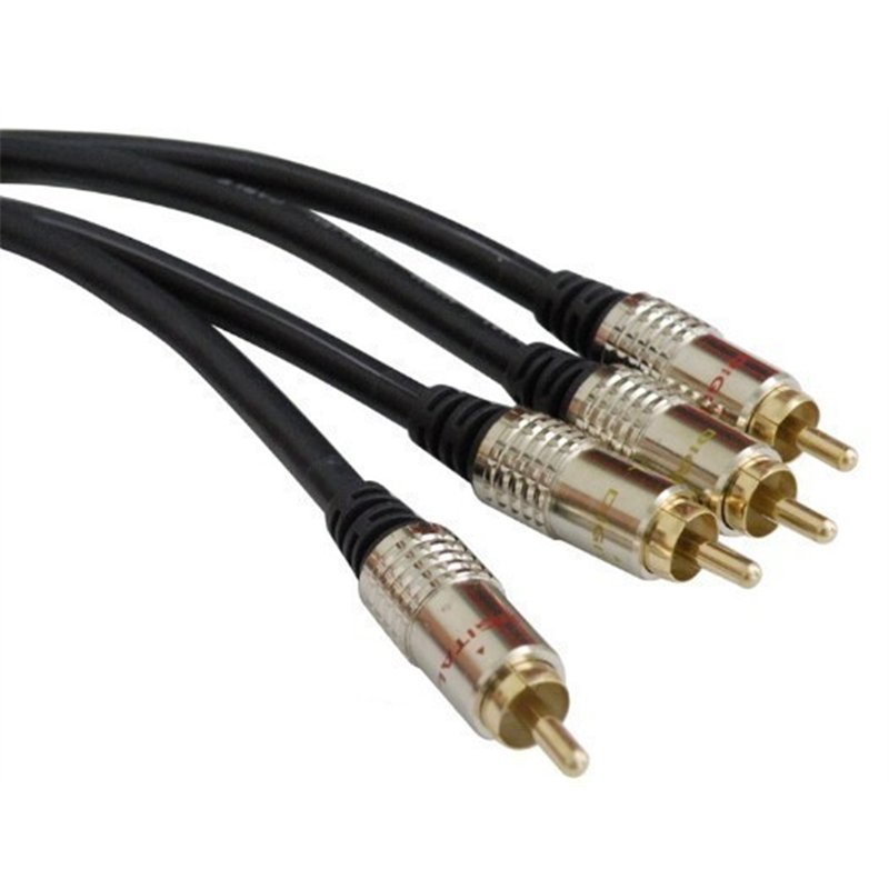CONEXION AUDIO 2 RCA M/2 RCA M 1,5MTS PROFESIONAL 