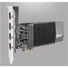 PLACA VIDEO PCI-E GEFORCE GT710 2GB 4 SALIDAS HDMI