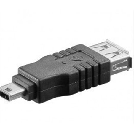 ADAPTADOR MINI USB MACHO / USB A HEMBRA           