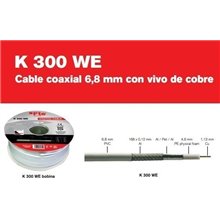 CABLE ANTENA K300WE 75 OHM 