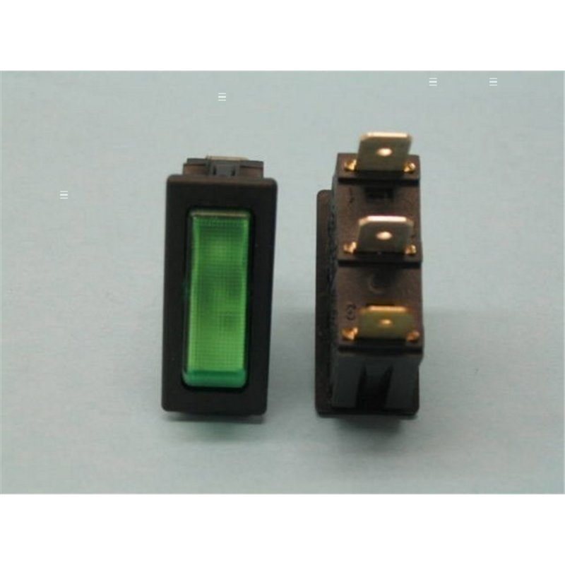 INTERRUPTOR BASCULANTE LUM VERDE                  