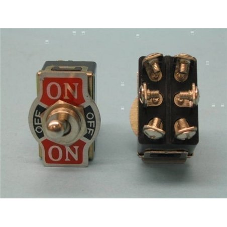 CONMUTADOR PALANCA 3X2 TERMINAL C/TORN 10A        