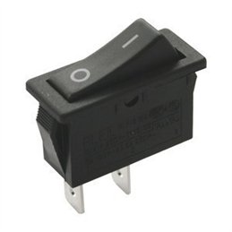 INTERRUPTOR BASCULANTE NEGRO                      