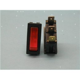 INTERRUPTOR BASCULANTE LUMINOSO ROJO IB81         