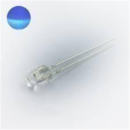 LED AZUL 3MM ALTA LUM. (2000mcd)                  