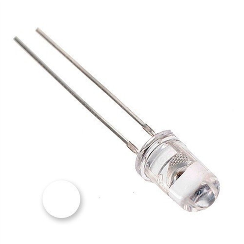 LED BLANCO 5MM 12V                                