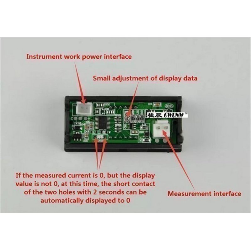 MODULO AMPERIMETRO DIGITAL 4 BITS, 0-100A         