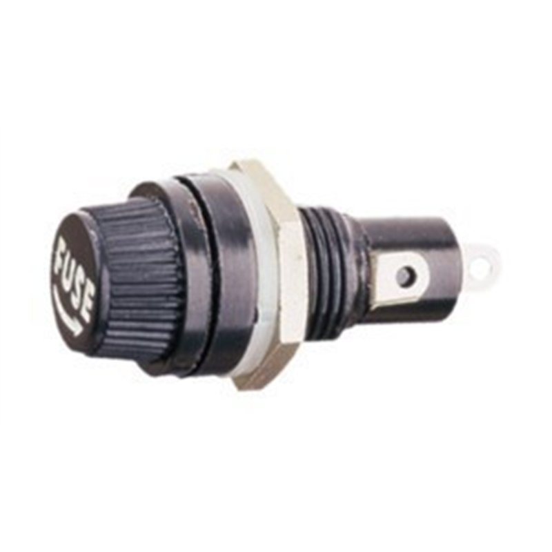 PORTAFUSIBLE CHASIS 5X20 ROSCA                    