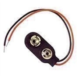 PORTAPILAS CLIP 9V T/LATERAL                      