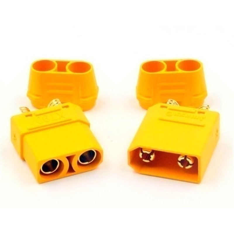 CONECTOR XT90 (2 PAREJAs)                         
